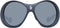 Moncler ML0148/S 02A Zonnebril - Dames - Heren - Zwart