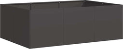 vidaXL - Plantenbak - 120x80x40 - cm - staal - zwart