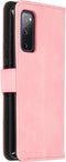 iMoshion Hoesje Geschikt voor Samsung Galaxy S20 FE Hoesje Met Pasjeshouder - iMoshion Luxe Bookcase - Roze