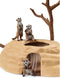 schleich WILD LIFE - Rustplaats voor Stokstaartjes - Speelfigurenset - Kinderspeelgoed voor Jongens en Meisjes - 3 tot 8 jaar - 10 Onderdelen
