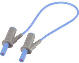 VOLTCRAFT MSB-501 Veiligheidsmeetsnoer Banaanstekker 4 mm Banaanstekker 4 mm 25.00 cm Blauw 1 stuk(s)