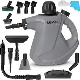 LUMAN C2 - Handstoomreiniger - 16 in 1 met 1050 Watt en 450 ML - Grijs