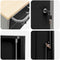 vidaXL - Gereedschapskast - met - Wielen - en - Slot - Zwart - 75x45x85 - cm - Staal