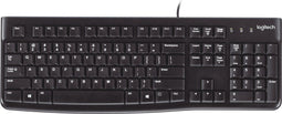 Logitech K120 - Qwerty Toetsenbord USB - Morsbestendig - Zwart