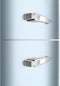 SMEG FAB30RPB5 - Vrijstaande koel/vriescombinatie - 222/72 liter - Blauw
