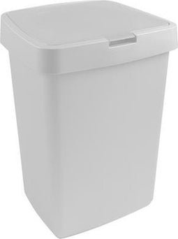 Sunware - Delta prullenbak klep 25L wit - 32,3 x 28,1 x 45,2 cm