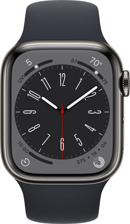 Apple Watch Series 8 - 4G - ECG - 41mm - Grafiet Roestvrijstaal