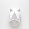 Assembli neushoorn paper kit DIY-wit