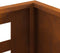 vidaXL - Vuurkorf - Rechthoekig - 50x30x40 - cm - Weerbestendig - Staal
