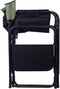 Campingstoel opvouwbaar - groen/zwart - 56 x 47 x 82 cm - max 100 kg