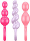 Satisfyer Plugs gemaakt van siliconen, 13,5 - 14 cm, 3 delen