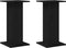 vidaXL - Luidsprekerstands - 2 - stuks - Zwart - Eiken - 30x30x60 - cm - Bewerkt - Hout