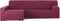 Hoes voor chaise longue met lange armleuning links Eysa TROYA Bordeaux 170 x 110 x 310 cm