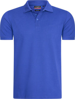Pierre Cardin Classic Polo - Heren Polo - 100% Katoen - Blauw - Maat L