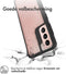 iMoshion Hoesje Geschikt voor Samsung Galaxy S21 Hoesje - iMoshion Rugged Hybrid Case - Zwart / Transparant