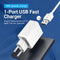 Vention FABW0-EU - Oplader - Quick Charge 3.0 - Wit