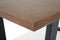 AUSTIN - Eettafel - Donkere houtkleur - 90 x 160 cm - MDF