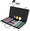 Malatec Poker Set met 300 Chips - Compleet en Veilig in Aluminium Koffer
