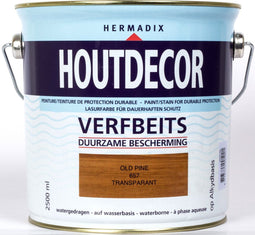 Hermadix Houtdecor Verfbeits Transparant - 2,5 liter - 657 Old Pine