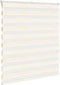 vidaXL - Zebra - rolgordijn - 135x150 - cm - stofbreedte - 130,9 - cm - marmerbeige