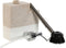 Schuurborstel met handvat en zeepdispenser Home ESPRIT Wit Beige Grijs 11 x 9,3 x 16,6 cm (2 Stuks)