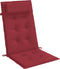 vidaXL - Stoelkussens - 2 - st - hoge - rug - oxford - stof - wijnrood