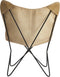 Light & Living Vlinderstoel Butterfly - Buffel Leder - Zand
