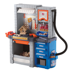 Step2 Deluxe Workshop Speelgoedwerkbank - Werkbank voor kinderen incl. 50-delige accessoire-set - Kunststof speelgoed
