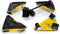 Toolland Meubeltransportset - 4 rolhoeken - max. draagkracht 100 kg - Geel Zwart