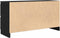 vidaXL - Tv-meubel - 100x35x54 - cm - bewerkt - hout - zwart
