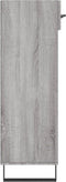 vidaXL - Schoenenkast - 60x35x105 - cm - bewerkt - hout - grijs - sonoma - eikenkleur