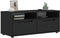 vidaXL - Tv-meubel - VISNES - 100x40x38 - cm - bewerkt - hout - zwart