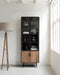 DTP Home Showcase Evo, 2x2 doors,220x80x40 cm, recycled teakwood