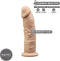 SILEXD – Dual Density siliconen beige dildo – 19.2 cm