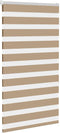 vidaXL - Zebra - Blind - 80x150 - cm - stofbreedte - 75,9 - cm - polyester - zandbruin