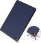 Lenovo Tab M10 Plus (3e gen) - Tri-Fold Book Case & Screenprotector - Auto Wake functie - Donker Blauw
