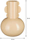 Mica Decorations Boyd Vaas - H36 x Ø25 cm - Stevig ontwerp - Beige