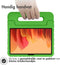 iMoshion Tablet Hoes Kinderen Geschikt voor Samsung Galaxy Tab A7 - iMoshion Kidsproof Backcover met handvat - Groen