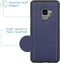 iMoshion Hoesje Geschikt voor Samsung Galaxy S9 Hoesje Met Pasjeshouder - iMoshion Luxe Portemonnee - Donkerblauw