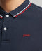 Superdry Classic Polo Pique - Modern-fit - Donkerblauw - Heren Poloshirt Maat L