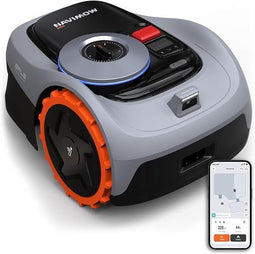 Segway Navimow i105E - Robotmaaier - 500 m² - Zonder Perimeterdraad - GPS RTK & AI - App bediening - Stil - 18 cm maaibreedte - Virtuele zones - Object herkenning - Alexa en Google smarthome ondersteuning