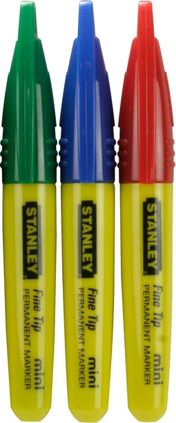Stanley 1-47-329 - Markeerstift - Onuitwisbare waterbestendige inkt - Zwart/Rood/Groen/Blauw (72 stuks)