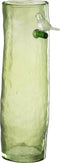 J-Line vaas Lang Vogel - glas - groen - large - 32 cm hoog