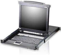 Aten CL5708M-ATA-GG - KVM-schakelaar - Tot 256 computers - 17" LCD - Zwart