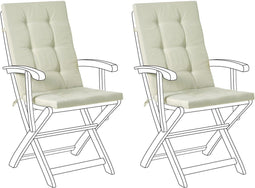 MAUI PREMIUM - Tuinkussen set 2 stuks - Lichtgroen - Polyester