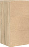 vidaXL - Dressoir - Sonoma - Eiken - 38x34,5x75 - cm - Gelaagd - Hout