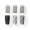 Nedis RJ45-Connector - RJ45 Pass Through - Stevig/Gesnoerd FTP CAT6 - Recht - Verguld - 10 Stuks - PVC - Grijs / Wit / Zwart - Doos