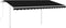 vidaXL - Luifel - automatisch - met - LED - en - windsensor - 4,5x3,5 - m - antraciet