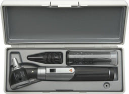 Heine Mini3000 - Otoscoop Set - LED Fiber Optic met Batterijen - Zwart