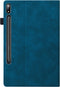 Luxe stand flip sleepcover hoes - Geschikt voor Samsung Galaxy Tab S7 Plus / S8 Plus - Blauw